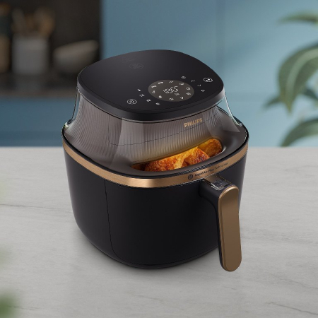 Friteuză cu Aer Cald Philips 3000 series, 1400 W, Capacitate 4.2 L, Touch, Grill, Negru pukika.ro [3]