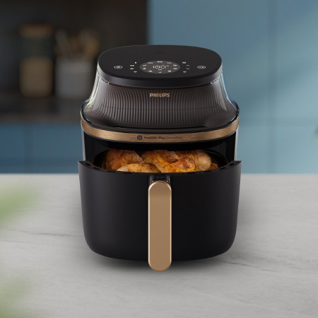Friteuză cu Aer Cald Philips 3000 series, 1400 W, Capacitate 4.2 L, Touch, Grill, Negru pukika.ro [4]