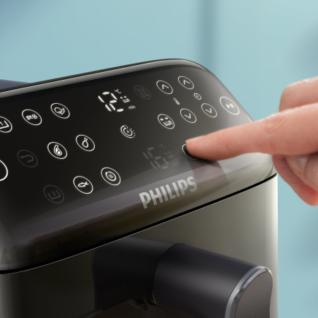 Friteuză cu Aer Cald Philips 4000 series Dual, 2750 W, Capacitate 10 L, Touch, Grill, Negru pukika.ro [3]