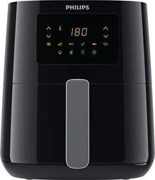 Electrocasnice pentru bucatarie - Friteuză cu Aer Cald Philips Essential AirFryer 3000 Series L HD9252/70, 4.1 L, 1400 W, Rapid Air Technology, Touch Display, Negru pukika.ro
