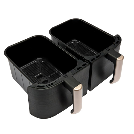 Friteuză cu Aer Cald Russell Hobbs Dual, 2800 W, Capacitate 9 L, Touch, Negru pukika.ro [4]