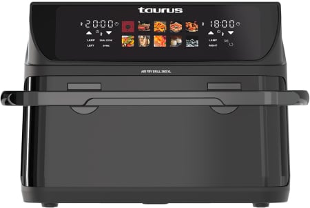Alte produse - Friteuză cu Aer Cald Taurus, 2800 W, Capacitate 10 L, Touch, Timer, Negru pukika.ro