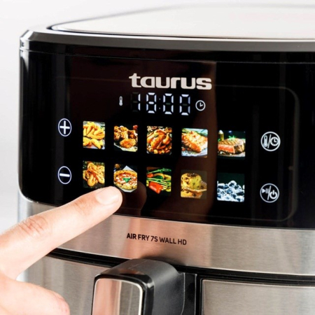 Friteuză cu Aer Cald Taurus 7S, 1600 W, Capacitate 6.5 L, Touch, Negru pukika.ro [4]