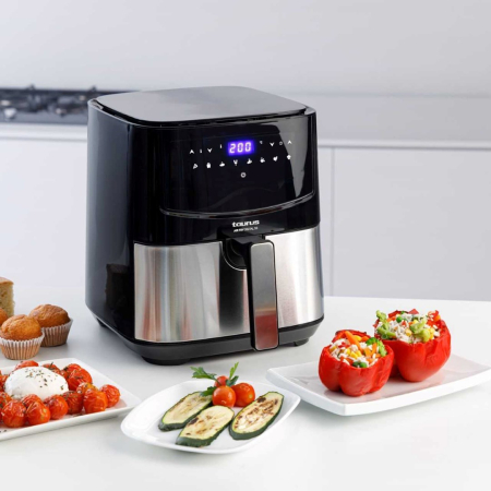 Friteuză cu Aer Cald Taurus AF1450XD, 1450 W, Capacitate 5 L, Funcții Air Fry, Grill, Negru pukika.ro [7]