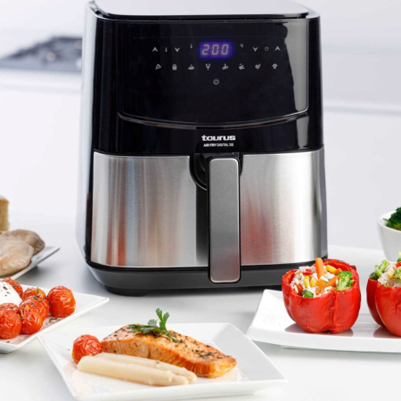 Friteuză cu Aer Cald Taurus AF1450XD, 1450 W, Capacitate 5 L, Funcții Air Fry, Grill, Negru pukika.ro [4]