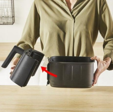 Friteuză cu Aer Cald Tefal Easy Fry, 1670 W, Capacitate 5 L, Touch, Termostat, Negru pukika.ro [5]