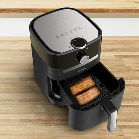 Friteuză cu Aer Cald Tefal Easy Fry & Grill, 1550 W, Capacitate 4.2 L, Negru pukika.ro [6]