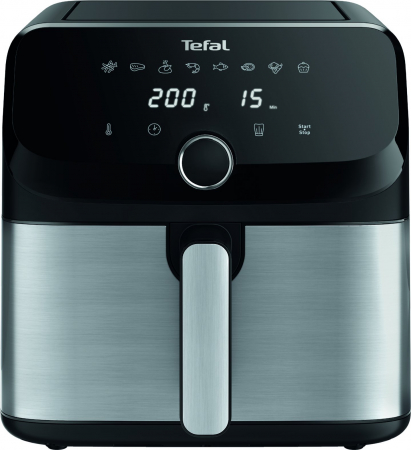 Friteuză cu Aer Cald Tefal Easy Fry Mega EY855D10, 7.5 L, 2020 W, 8 Programe, Negru pukika.ro [1]