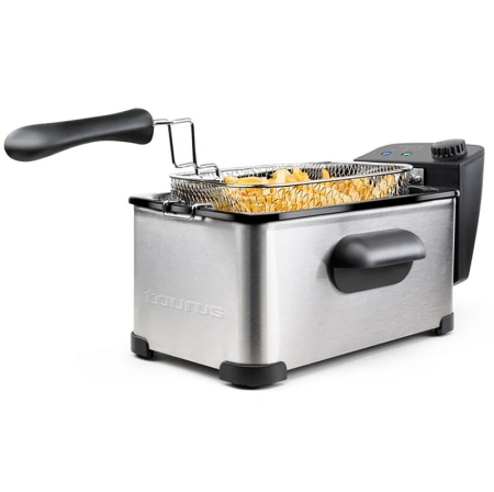 Friteuză Electrică Taurus, 2000 W, Capacitate 3 L, Inox pukika.ro [1]