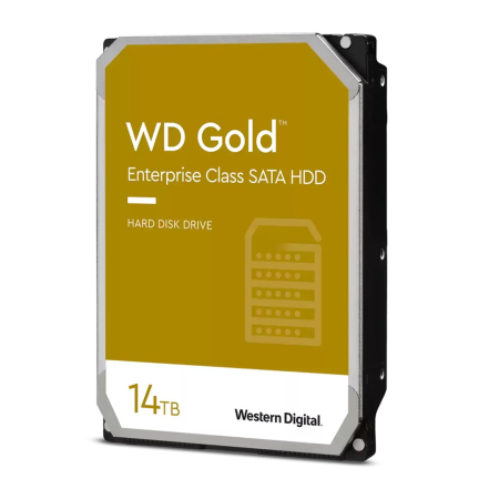Promotii - Hard Disk Intern Western Digital Gold WD, 14 TB, 7200 rpm, SATA, 3.5", Gold