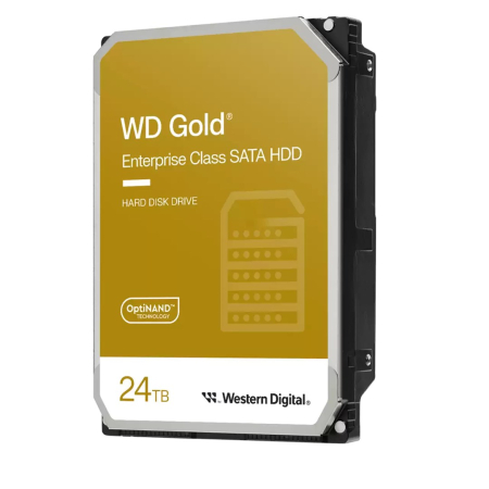 Promotii - Hard Disk Intern Western Digital WD Gold, 24 TB, 7200 rpm, SATA, 3.5", Gold