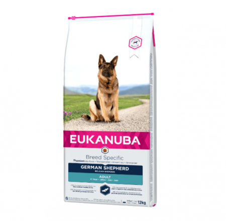 Hrana Pentru Caini - Hrana uscata Caini Eukanuba Breed Specific German Shepherd Chicken 12 kg