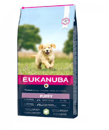 Hrana Pentru Caini - Hrana uscata Caini EUKANUBA Puppy Lamb and Rice 12 kg