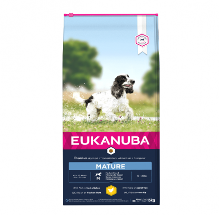Hrana Pentru Caini - Hrana uscata Caini Eukanuba Senior Chicken 15 kg