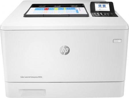 Promotii - Imprimantă Laser Color HP M455dn, Duplex, A4, 27 ppm, USB, Wi-Fi, Rețea, Business, White