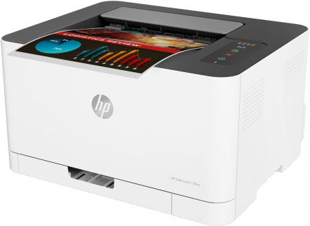 Imprimantă Laser HP LaserJet 150nw, Color, A4, 19 ppm, Wi-Fi, Rețea, White [2]