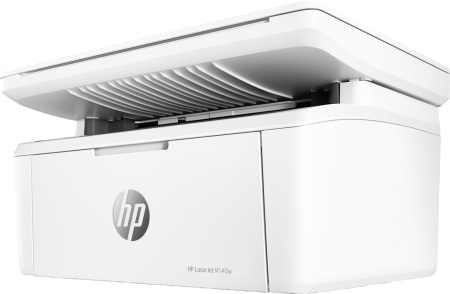 Imprimantă Laser HP LaserJet MFP M140w, Monocrom, A4, 20 ppm, USB, Wi-Fi, 600 x 600 DPI, White [2]