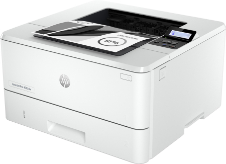 Imprimantă Laser HP LaserJet Pro 4002dw, Monocrom, Duplex, A4, 40 ppm, USB, Wi-Fi, Bluetooth, 1200 x 1200 DPI, White [2]