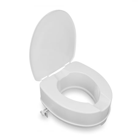 Inaltatoare Toaleta - Inaltator pentru toaleta cu capac, inaltime 15 cm, greutate maxima 225 Kg, Alb pukika.ro