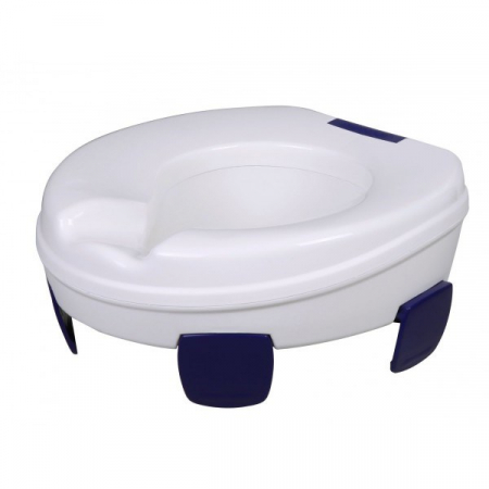 Inaltatoare Toaleta - Inaltator pentru toaleta, inaltime 11 cm, greutate maxima 185 Kg, Alb/Albastru pukika.ro