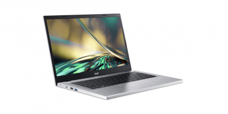 Laptop Acer Aspire 3 A314, 14" Full HD, Intel® Core™ i3 N305 pana la 3.8 GHz, 8 GB RAM LPDDR5, 256 GB SSD, Intel® UHD Graphics, Windows 11 Home, Silver [1]