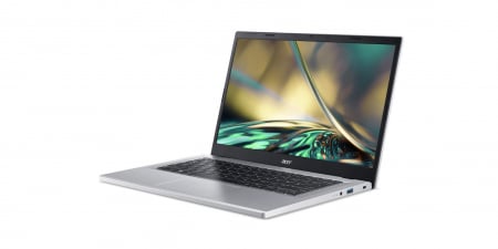 Laptop Acer Aspire 3 A314, 14" Full HD, Intel® Core™ i3 N305 pana la 3.8 GHz, 8 GB RAM LPDDR5, 256 GB SSD, Intel® UHD Graphics, Windows 11 Home, Silver [2]