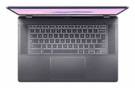 Laptop Acer Chromebook Plus 515, 15.6 inch, Intel® Core™ i5 1235U pana la 4.4 GHz, 8 GB RAM LPDDR5x, 512 GB SSD, Intel Iris Xᵉ Graphics, Free Dos, Grey [3]