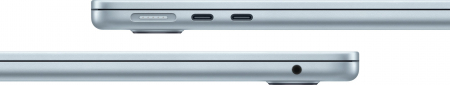 Laptop Apple MacBook Air, 13.6 inch, Apple M4, 16 GB RAM DDR4, 256 GB SSD, Apple GPU, macOS Sequoia, Sky Blue [3]
