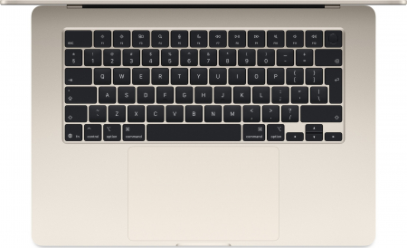 Laptop Apple MacBook Air, 15.3 inch, Apple M4, 16 GB RAM, 256 GB SSD, Apple GPU, macOS Sequoia, Beige [1]