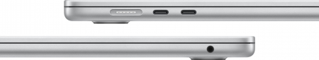 Laptop Apple MacBook Air, 15.3 inch, Apple M4, 24 GB RAM, 512 GB SSD, Apple GPU, macOS Sequoia, Silver [3]