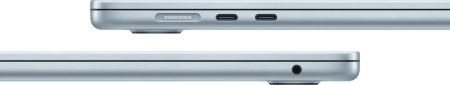 Laptop Apple MacBook Air, 15.3 inch, Apple M4, 16 GB RAM DDR4, 512 GB SSD, Apple GPU, macOS Sequoia, Blue [3]