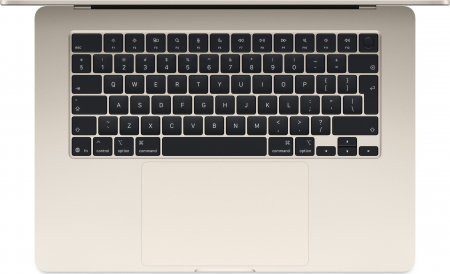 Laptop Apple MacBook Air, 15.3 inch, Apple M4, 24 GB RAM, 512 GB SSD, Apple GPU, macOS Sequoia, Beige [1]