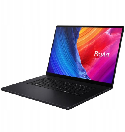 Laptop ASUS ProArt P16, 16" 3K Touchscreen, AMD Ryzen™ AI 9 HX 370 pana la 5.1 GHz, 32 GB RAM LPDDR5x, 1 TB SSD, NVIDIA® GeForce® RTX 5060 8 GB, Windows 11 Pro, Nano Black [1]