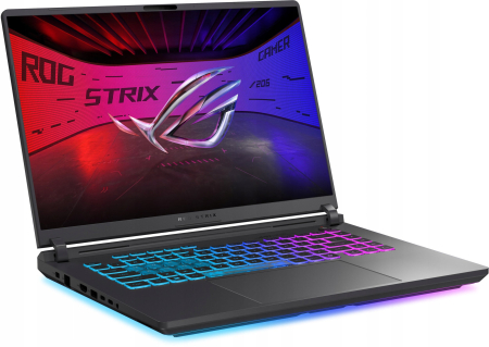 Laptop ASUS ROG Strix G16, 16" WUXGA, Intel® Core™ i5 13450HX pana la 4.6 GHz, 16 GB RAM DDR5, 512 GB SSD, NVIDIA® GeForce® RTX 5050 8 GB, Windows 11 Home, Eclipse Grey [1]