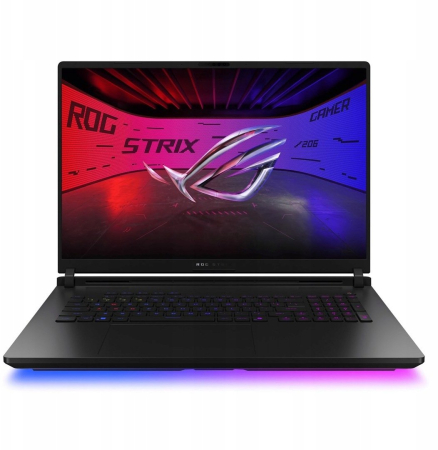 Alte produse - Laptop ASUS ROG Strix SCAR 18, 18" 4K, Intel® Core™ Ultra 9 290HX Plus pana la 5.5 GHz, 64 GB RAM DDR5 6400, 4 TB SSD (2 x 2 TB), NVIDIA® GeForce® RTX 5090 24 GB, Windows 11 Pro, Off Black