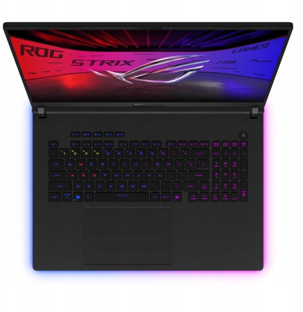 Laptop ASUS ROG Strix SCAR 18, 18" 4K, Intel® Core™ Ultra 9 290HX Plus pana la 5.5 GHz, 64 GB RAM DDR5 6400, 4 TB SSD (2 x 2 TB), NVIDIA® GeForce® RTX 5090 24 GB, Windows 11 Pro, Off Black [1]