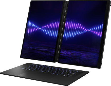 Laptop ASUS ROG Zephyrus Duo 16, 16" 3K Touchscreen, Intel® Core™ Ultra 9 386H pana la 4.9 GHz, 32 GB RAM LPDDR5x 8533, 2 TB SSD, NVIDIA® GeForce® RTX 5090 24 GB, Windows 11 Pro, Stellar Grey [8]