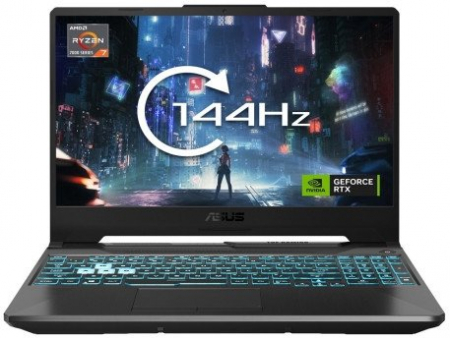 Alte produse - Laptop ASUS TUF Gaming A15, 15.6" Full HD, AMD Ryzen™ 7 7435HS pana la 4.5 GHz, 16 GB RAM DDR5, 512 GB SSD, NVIDIA® GeForce® RTX 3050 4 GB, Windows 11 Home, Graphite Black