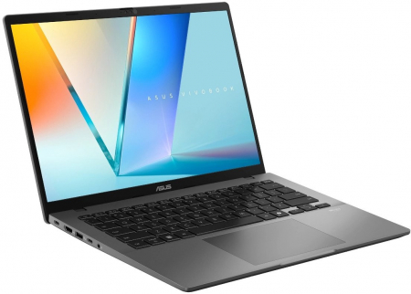 Laptop ASUS Vivibook S 14, 14" WUXGA, Intel® Core™ i5 13420H pana la 4.6 GHz, 16 GB RAM DDR5, 512 GB SSD, Intel® UHD Graphics, Free Dos, Matte Gray [1]