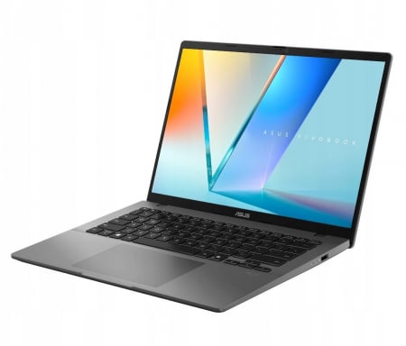 Laptop ASUS Vivibook S 14, 14" WUXGA, Intel® Core™ i5 13420H pana la 4.6 GHz, 16 GB RAM DDR5, 512 GB SSD, Intel® UHD Graphics, Free Dos, Matte Gray [2]