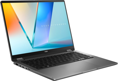 Laptop ASUS Vivobook 14 Flip, 14" WUXGA Touchscreen, Intel® Core™ Ultra 5 226V pana la 4.5 GHz, 16 GB RAM LPDDR5x, 512 GB SSD, Windows 11 Home, Matte Grey [4]