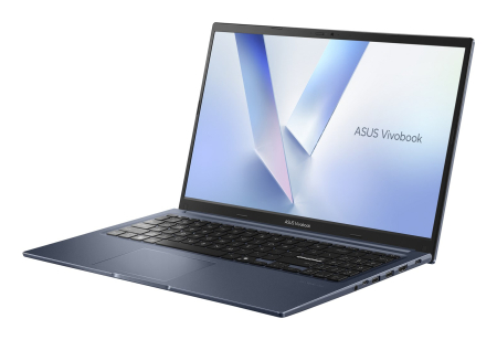 Laptop ASUS VivoBook 15, 15.6" Full HD, AMD Ryzen™ 5 150 pana la 4.55 GHz, 16 GB RAM DDR5, 512 GB SSD, AMD Radeon Graphics, Free Dos, Quiet Blue [2]