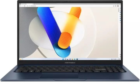 Laptopuri - Laptop ASUS VivoBook 15, 15.6" Full HD, AMD Ryzen™ 5 150 pana la 4.55 GHz, 16 GB RAM DDR5, 512 GB SSD, AMD Radeon Graphics, Free Dos, Quiet Blue