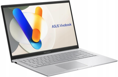 Laptop ASUS VivoBook 15, 15.6" Full HD, Intel® Core™ 5 120U pana la 5 GHz, 16 GB RAM DDR5, 512 GB SSD, Intel® Graphics, Free Dos, Cool Silver [1]