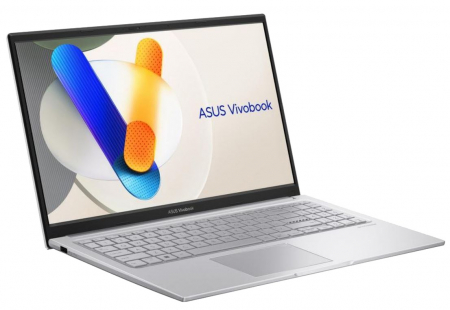 Laptop ASUS Vivobook 15, 15.6" Full HD, Intel Core i3 1315U pana la 4.5 GHz, 16 GB RAM DDR4, 512 GB SSD, Intel® UHD Graphics, Windows 11 Home, Cool Silver [1]