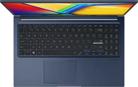 Laptop ASUS Vivobook 15, 15.6" Full HD, Intel® Core™ i3 1315U pana la 4.5 GHz, 8 GB RAM DDR4, 512 GB SSD, Intel® UHD Graphics, Free Dos, Quiet Blue [2]