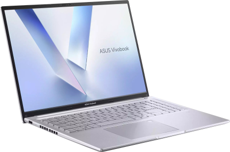 Laptop ASUS VivoBook 16, 16" WUXGA, AMD Ryzen™ 5 150 pana la 4.55 GHz, 16 GB RAM DDR5, 512 GB SSD, AMD Radeon, Free Dos, Cool Silver [1]