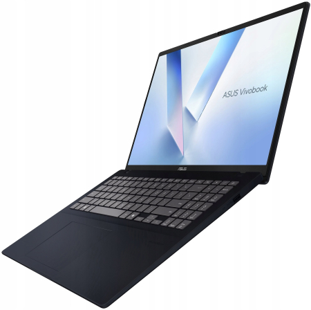 Laptop ASUS VivoBook 16, 16" WUXGA, AMD Ryzen™ AI 5 330 pana la 4.5 GHz, 16 GB RAM DDR5, 512 GB SSD, AMD Radeon, Windows 11 Home, Quiet Blue [1]