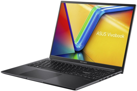 Laptop ASUS VivoBook 16, 16" WUXGA, Intel® Core™ i7 1355U pana la 5 GHz, 16 GB RAM DDR4, 512 GB SSD, Intel Iris Xᵉ Graphics, Windows 11 Home, Indie Black [1]