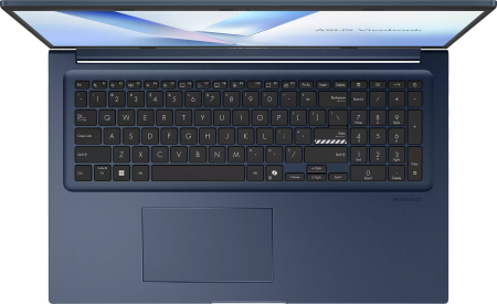 Laptop ASUS VivoBook 17, 17.3" Full HD, Intel® Core™ 7 350 pana la 4.8 GHz, 16 GB RAM DDR5, 512 GB SSD, Intel® Graphics, Free Dos, Quiet Blue [3]